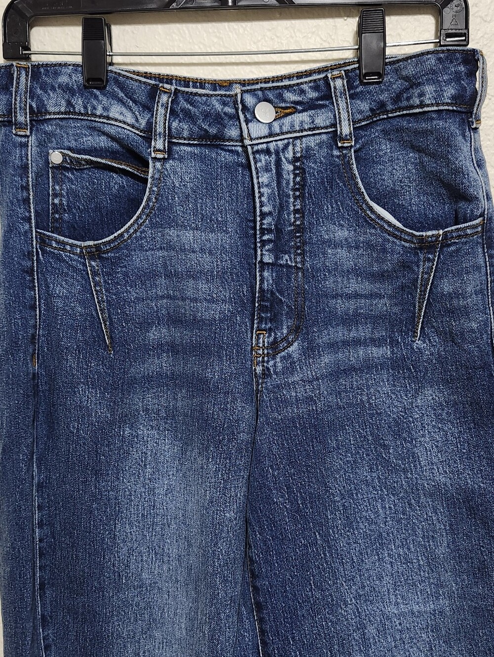 Anthropologie Pilcro High-Rise Wide-Leg Cropped Jeans - Size 28